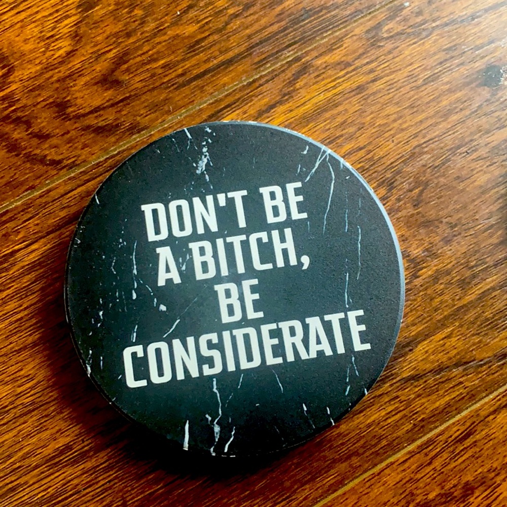 Unique Coasters with Quotables- set of 6 - Picture 4 of 4